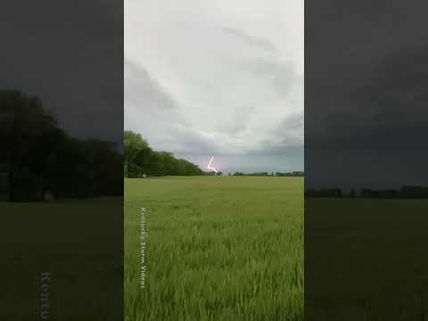 Lightning Slo Mo 05/07/23 Franklin, Kentucky #shorts