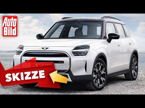 Mini Countryman (2024) | Neuer Countryman wird der größte Mini aller Zeiten | Skizze