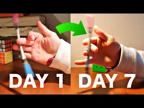 MY FINGERPASS PROGRESSION ● 7 DAYS ● LEARN PEN SPINNING