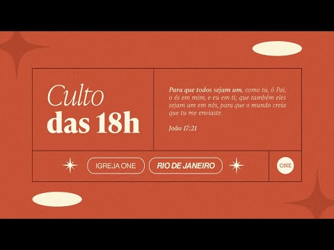 CULTO IGREJA ONE RJ (17/01/2021)