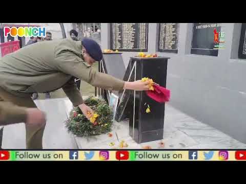 Poonch Police Pays Tribute to Martyred DySP S. Manjit Singh on His 22nd Anniversary