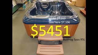 below cost spa sale just 10