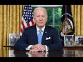 LIVE: President Biden delivers MAJOR Oval Office speech