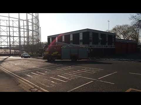 Phillips Park pump turnout - Greater Manchester Fire and Rescue Service