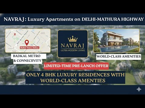  Navraj Residential Faridabad | Premium 3 & 4 BHK Luxury Apartments
