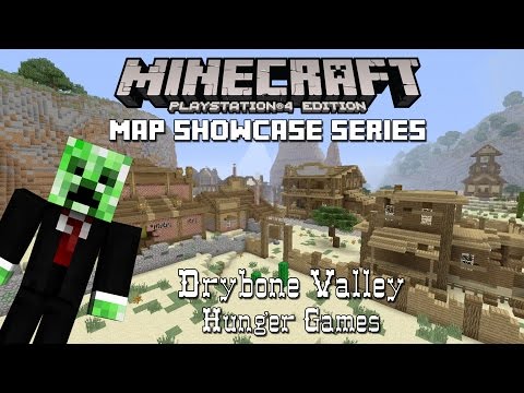 PS3/PS4 Minecraft Map Showcase: Episode 94 Drybone Valley Hunger Games