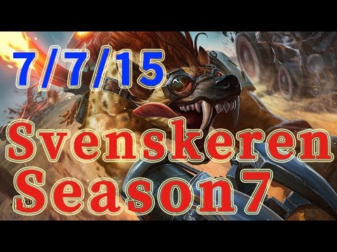 TSM Svenskeren Warwick Jungle vs Kha'Zix Patch 7.10