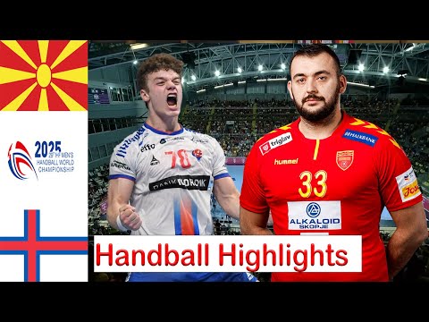 North Macedonia Vs Faroe Islands Handball Highlights men's world Championship Qualification 2025