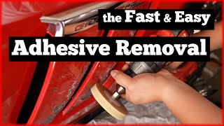 How to Remove Body Molding Adhesive! Easy Way to Remove Decals and Adhesive