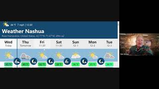 Rick Gordon's Weather Watch for Nashua, NH, Nov. 28, 2024.
