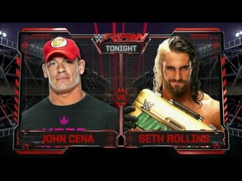 John Cena Vs. Seth Rollins RAW [Highlights]