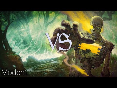 MtG Modern Gameplay - Saheeli Evolution VS Black Burn