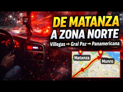 Recorrido Completo: Av. Villegas, General Paz y Panamericana hasta Munro. "POV Drive"