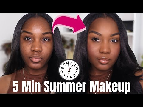 5 Minute Summer Makeup Routine For Beginners