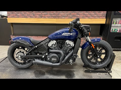 2023 Indian Scout Bobber with Freedom 2into1 Exhaust
