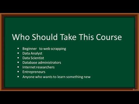 Web Scraping for Beginners with : Python | Scrapy| BS4 - learn Python