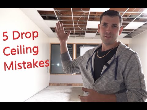 5 Common mistakes while doing a drop ceiling