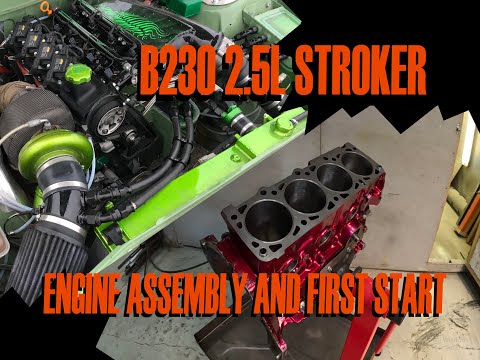 Volvo B230 Stroker Engine Build And First Start 2024
