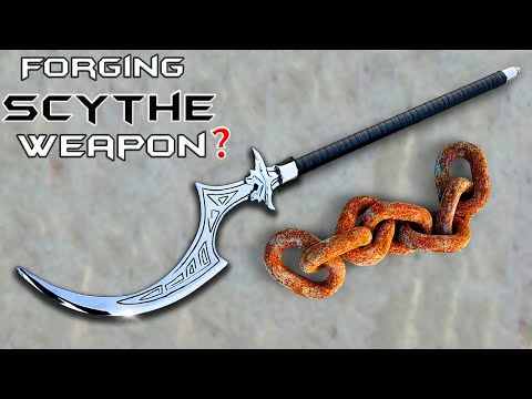 Forging Military SCYTHE out of Rusted Iron Chain