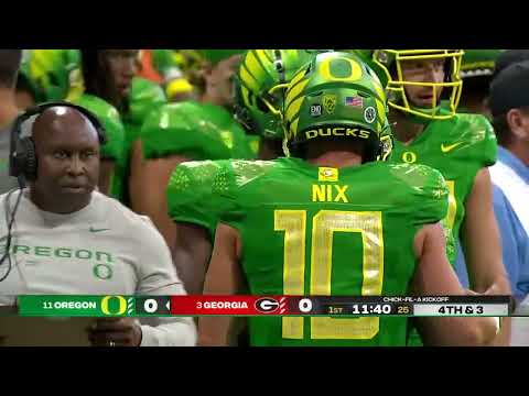 NCAAF 2022 Week #1 - Oregon Ducks @ Georgia Bulldogs