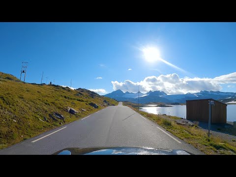【4K60】 Driving in Norway - Sognefjellshytta to Bøverdal - Sognefjellet