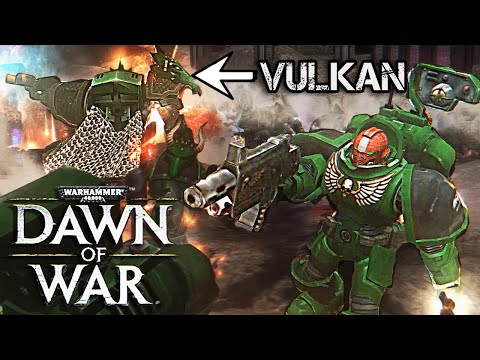 Vulkan & Primaris Salamanders vs Chaos! - Unification Mod: Survival | WH40K: Dawn of War: Soulstorm
