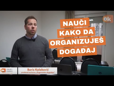 Boris Kolaković - Predavač na kursu Event menadžera