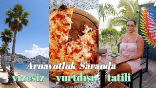 Gecelik 400 TL'ye Kaldığım Yere İnanamayacaksınız ! Arnavutluk Saranda Ekonomik 