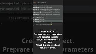 Unit tests in Java #shorts