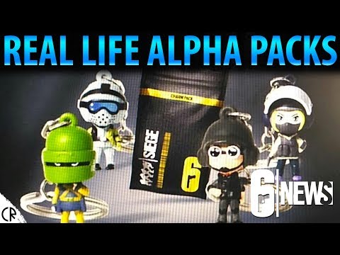 Real Life Alpha Packs - Key Chain Charms - Operation Chimera - 6News - Tom Clancy's Rainbow Six