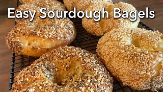DELICIOUS Homemade Sourdough Bagels