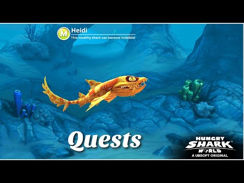 Hungry Shark World - Heidi Shark Quests