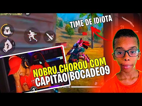 LOL NEW CAPTAIN OF FLOW BOCADE09 MADE NOBRU CRY WITH LAUGHTER WITH HIS SKILLS IN FREE FIRE!