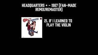 21. If I Learned to Play the Violin 