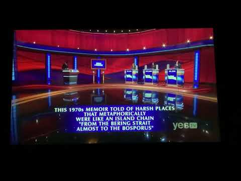 Final Jeopardy, “World Literature” - Emily Sands Day 4 (5/4/21)