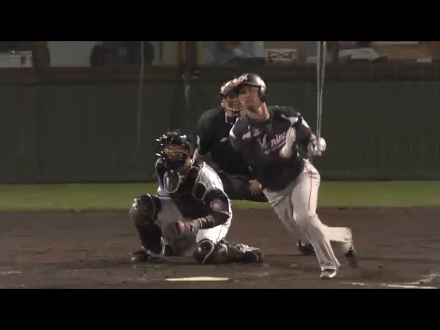【4回表】マリーンズ・清田 2点タイムリー!! 鈴木の好走塁も光った!! 2015/6/23 F-M