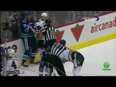 Troy Brouwer vs Kevin Bieksa