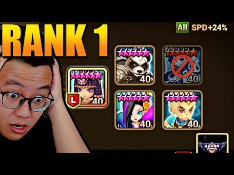 I fought Rank 1 player in Summoners War