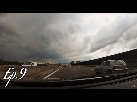 A14 - A1 Highway driving tour | Pioppa Est - Sarni Secchia Est | POV Driving around Italy - Ep.9