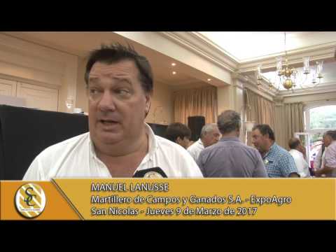 09-03-17 Nota Manuel Lanusse - ExpoAgro 2017 - San Nicolas.