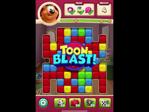TOON BLAST Levels 3886 - 3892 [No Boosters]