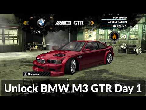 How to Start Career with BMW M3 GTR in NFS Most Wanted 🔥 (No Mods, No Cheats)