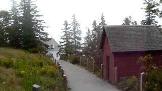 preview picture of video 'Down the Path to the Bass Harbor Light on the  Maine Coast'