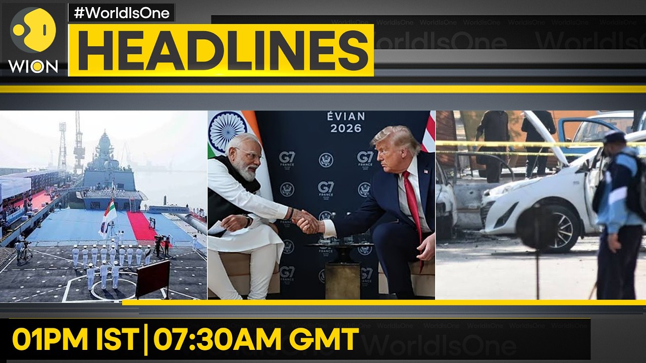 PM Modi to Induct Three Naval Vessels | Trump Lauds PM Modi and India-US Ties | WION Headlines