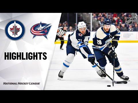 NHL Highlights | Jets @ Blue Jackets 1/22/20