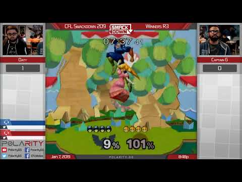 CFL Smackdown 209 Melee - Oaty (Peach) vs Captain G (Captain Falcon) - Pools