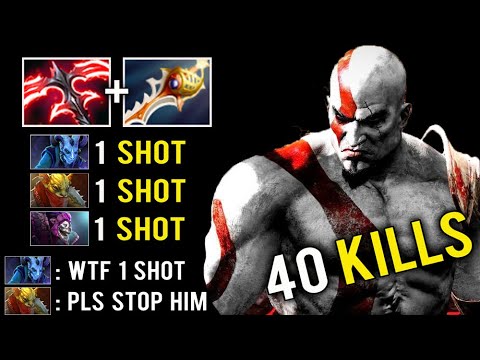"KRATOS" MID IS BACK Crazy Rapier Megacreeps Comeback vs Counter Pick Insane God of War Dota 2