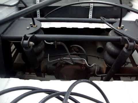 Bagged truck - Triple convolute air bags