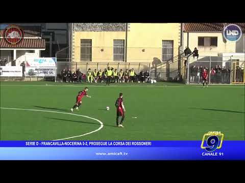 Serie D Girone H - Francavilla-Nocerina 0-2, prosegue la corsa dei rossoneri