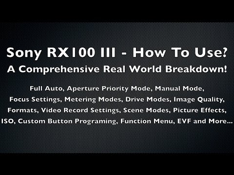 How To Use Sony Cameras? Focus Modes, Metering, Manual Mode, Etc..